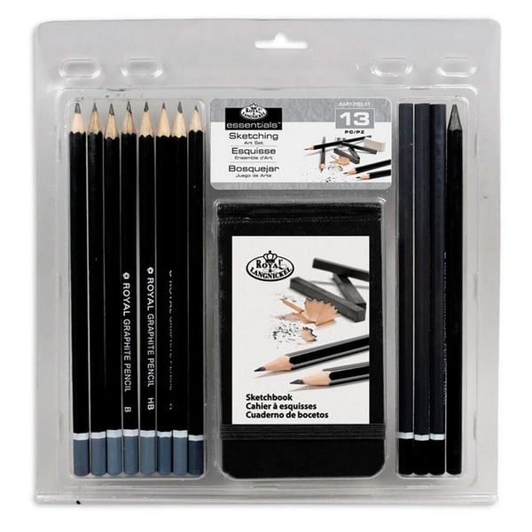 kit-basico-para-desenho-com-mini-sketchbook-royal---langnickel-13-pecas---rart-2102-3t