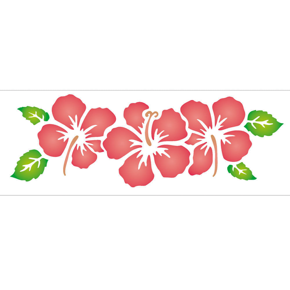10X30-Simples-Flores-Hibiscos-II-OPA968-Colorido