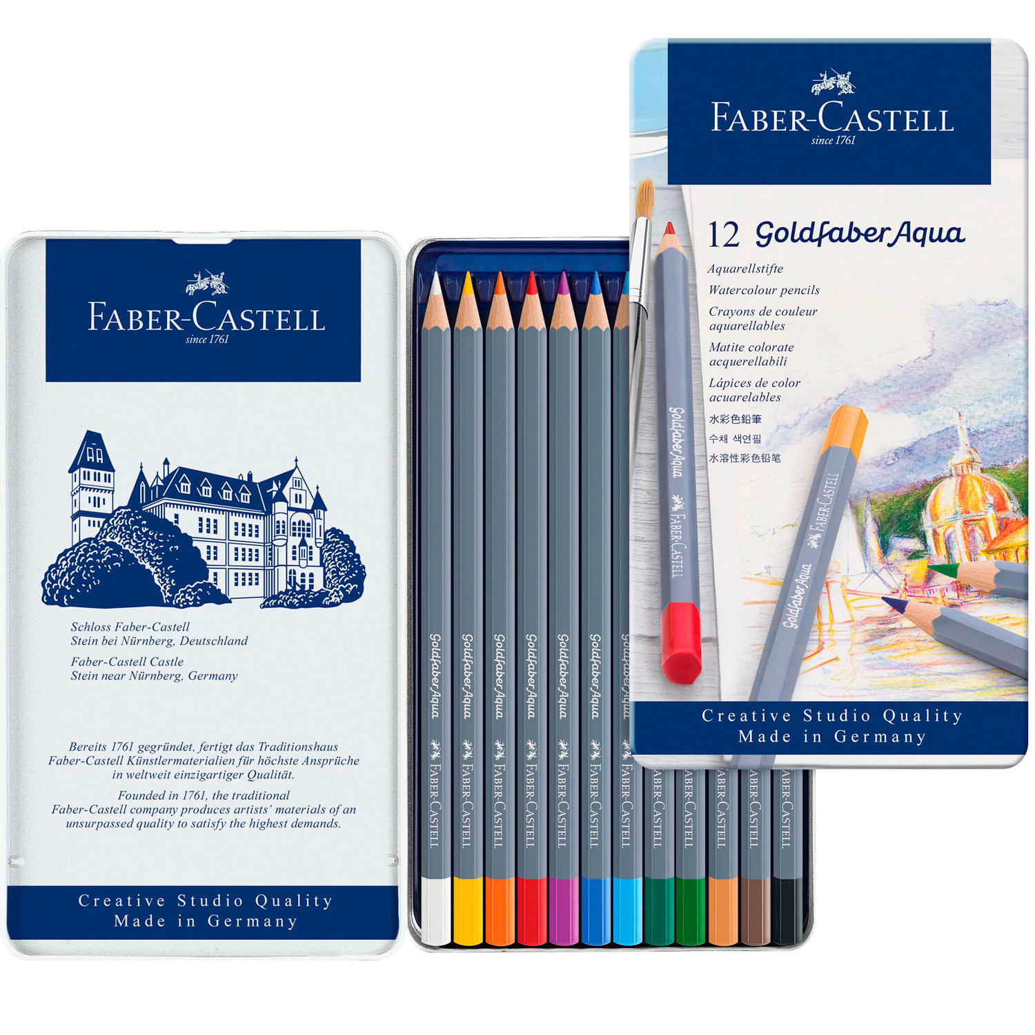 Lapis-Aquarelavel-Goldfaber-Aqua-Faber-Castell-Ref-114612-00