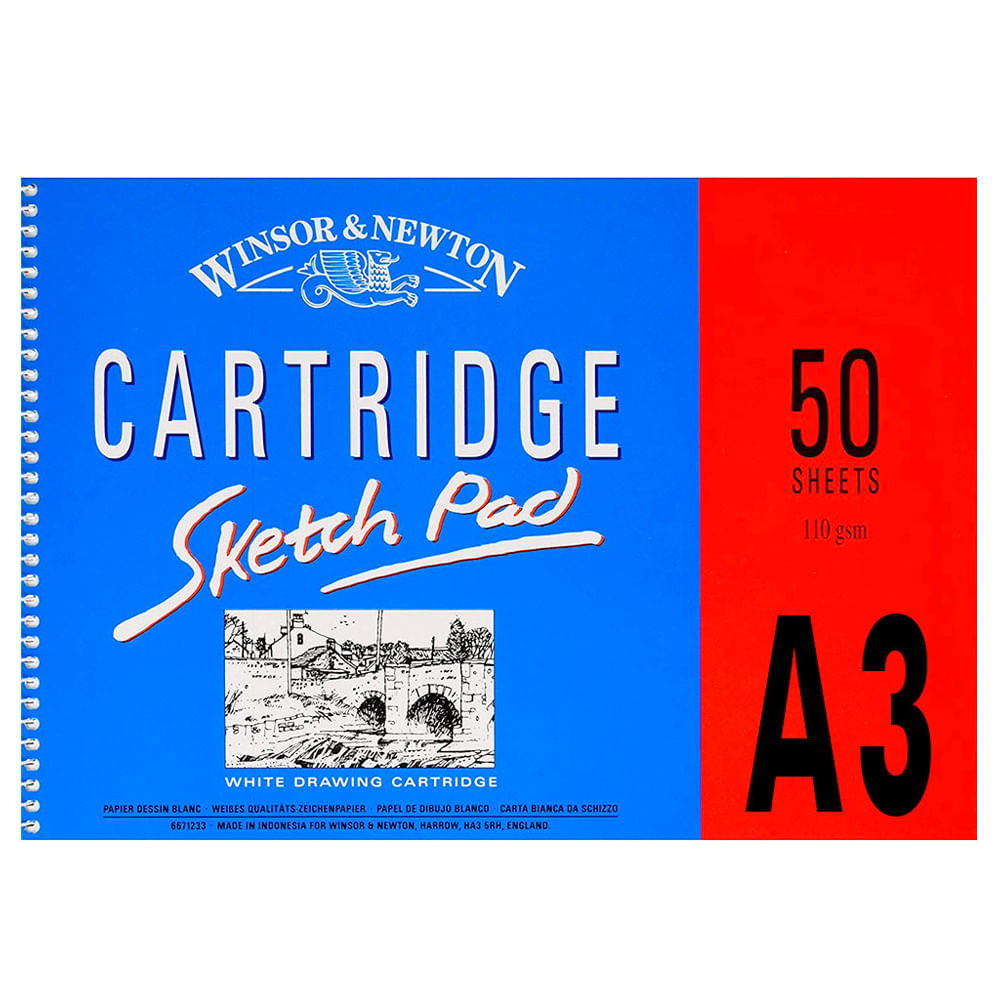 cartridge-skecth-pad-winsor-newton-A3-50-folhas