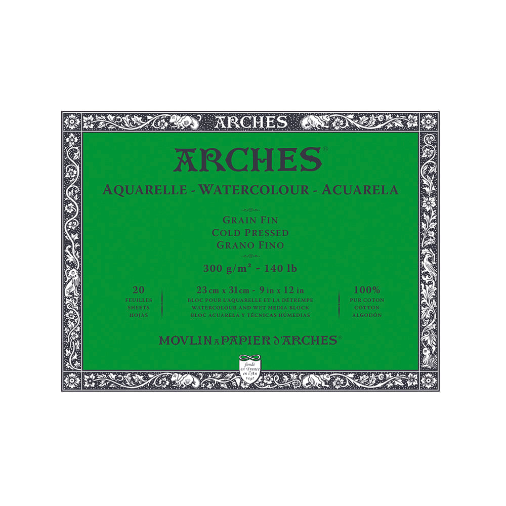 Bloco-para-Aquarela-Arches-Grao-Fino-Branco-Natural-23x31-cm-20-Folhas-300g