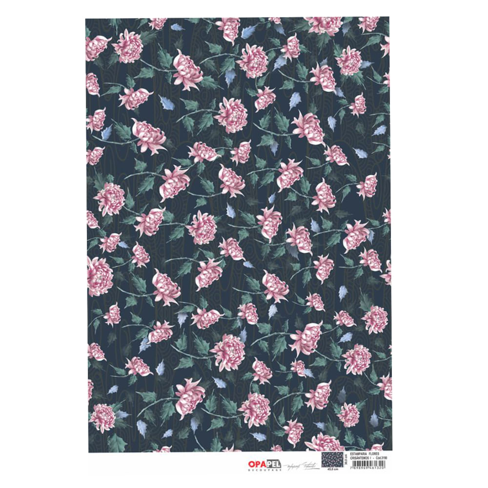 Papel-para-Decoupage-Opapel-30x45cm-Estamparia-Flores-Crisantemos-I–OPA3190