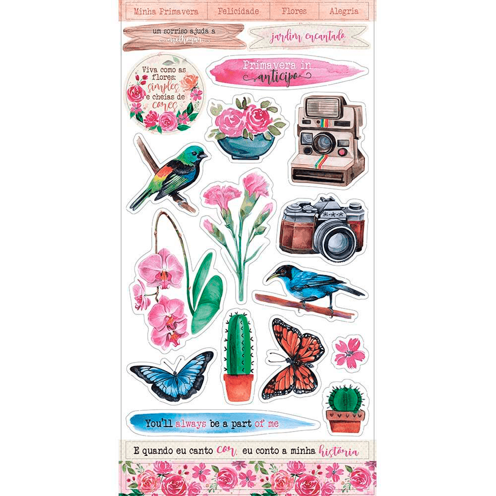 cartela-de-apliques-em-papel-recortado-die-cuts-scrapbook-Litoarte-151-295-cm-LDC-032-Colecao-Minha-Primavera-Encantada-II