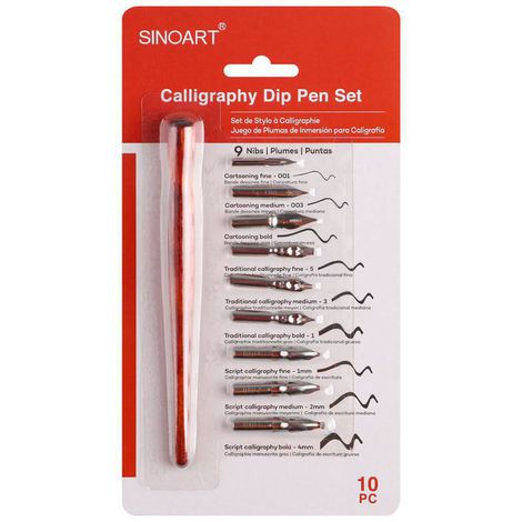 187113-kit-caligrafia-sinoart-dip-pen-c-9-penas-sft0239-52369