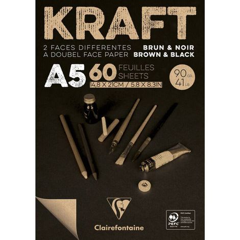 187372-bl-kraft-black-a5-60fl-90g-975817c-clairefontaine-59481