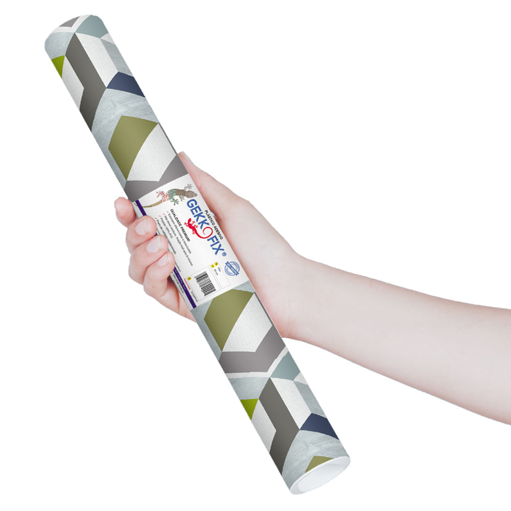 Plastico-Adesivo-Gekkofix-Favos-3D-45-cmx200cm-13769BR