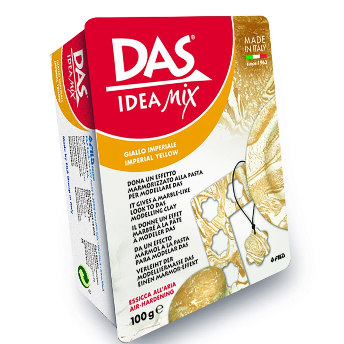 Massa-para-Modelar-DAS-Idea-Mix-Amarelo-Imperial-100g